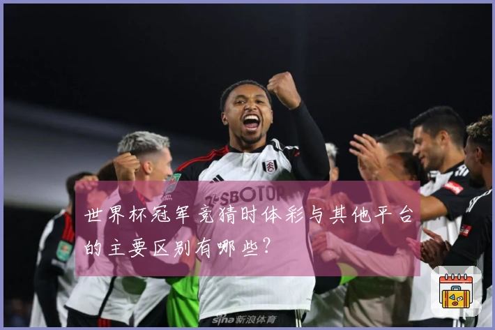 世界杯冠军竞猜时体彩与其他平台的主要区别有哪些？