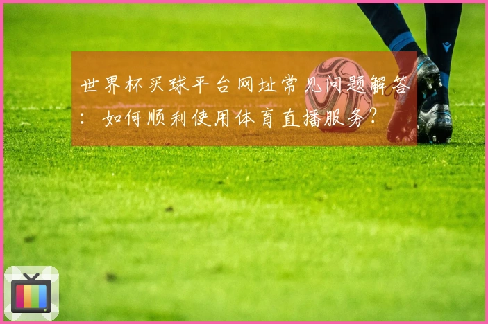 世界杯买球平台网址常见问题解答：如何顺利使用体育直播服务？